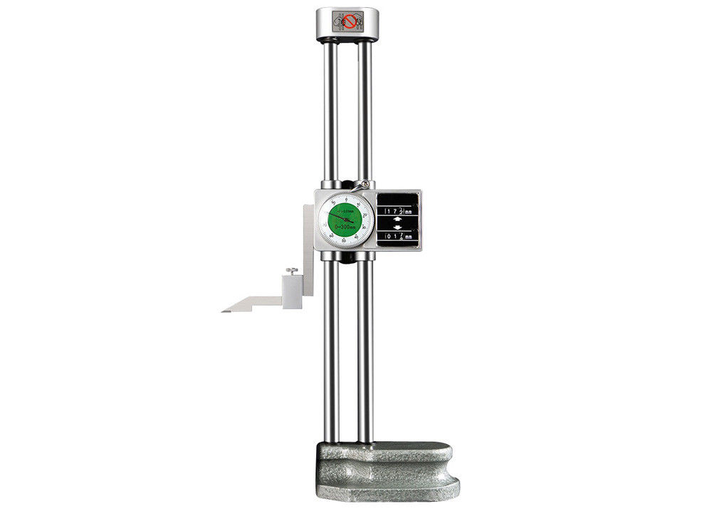 Fowler Type Dual Column Dial Height Gauge Equipped with a Dial Indicator for Easy Reading