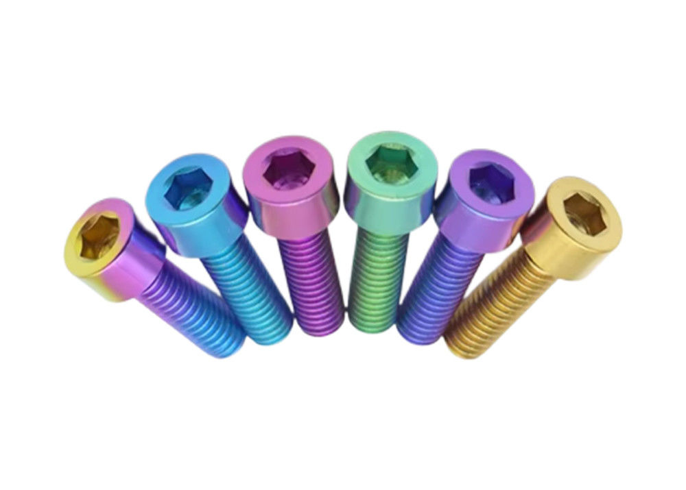 Anodizing Color Hexagon Socket Head Screws For Racing And Motorcycle