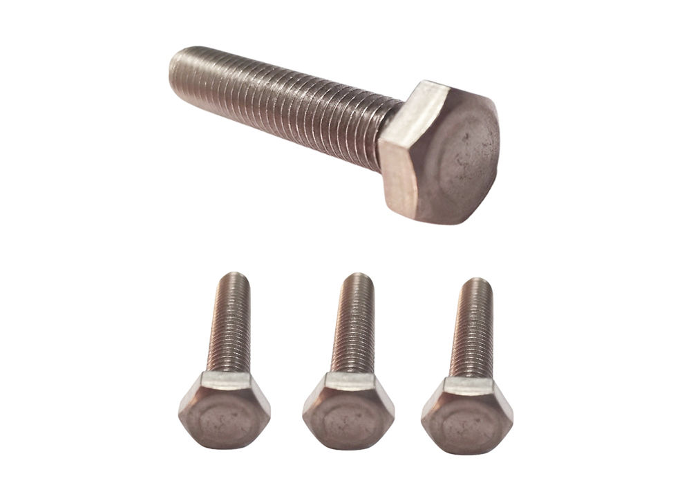 Polished Titanium Hexagon Head Screw Bolt for Heavy-Duty Industrial