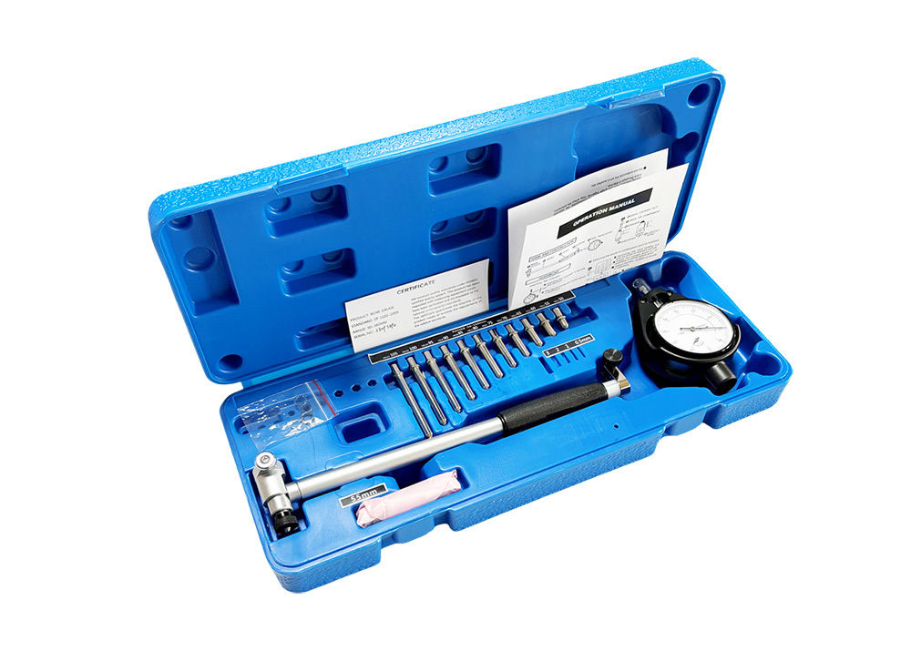 High Quality 50-160mm Dial Bore Gauge with Extensions Hole Diameter Measuring Device with 0.01mm Graduation