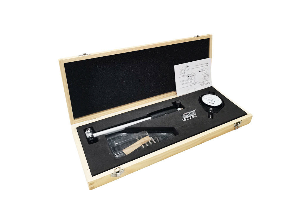 Wood Case Package 35-60mm Cylinder Dial Bore Gauges for Accurate and Precise Hole Diameter Measurements with 150mm Measuring Depth