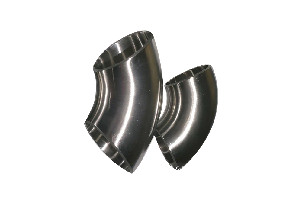 90 Degree Titanium Elbow Sanitary Pipe Fittings Titanium GR2 For Pharmaceutical Manufacturing