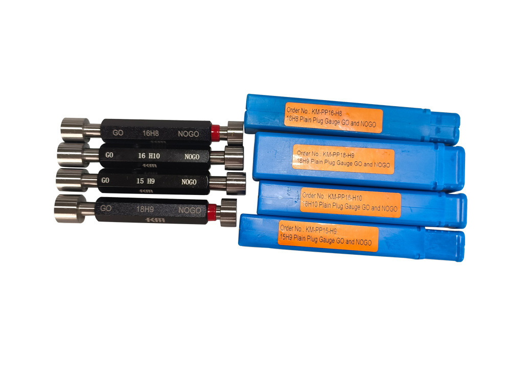Precision Plain Plug Gauge GO and NOGO Set for Hole Size Inspection