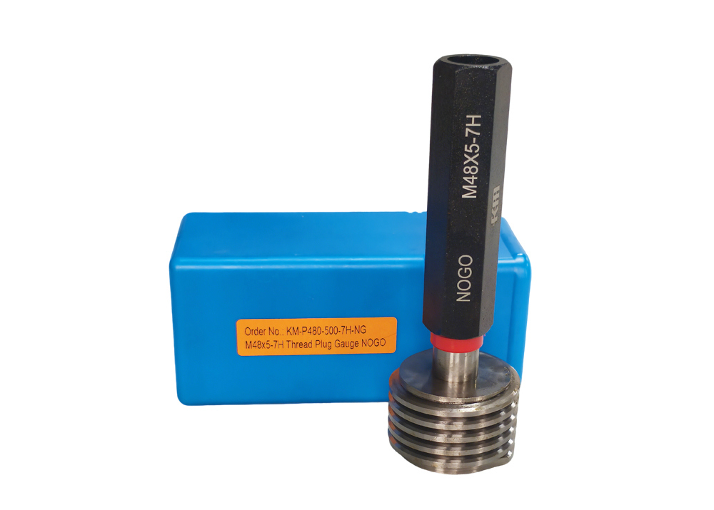 Precision Thread Plug Gauge M48 NOGO Side for Manufacturing Inspection