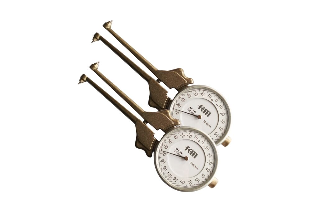High Precision 30-62mm Internal Dial Caliper Gauge With Interchangeable Anvils