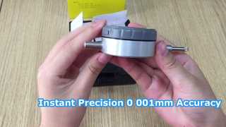 IP65 waterdicht 0-12,7 mm / 0-0,5 "digitale meetklok met nokken aan de achterkant industriële lengtemeting ook