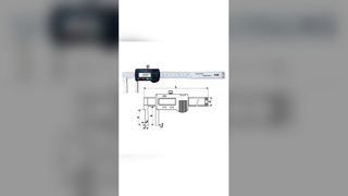 40-500mm/1.6-20 "Rvs Platte Kop Binnen Groef Digitale Schuifmaat Metrische Meetinstrument
