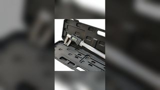 0-150 mm / 0-6 '' digitale externe groefschuifmaat met cilindrisch contactpunt voor buitendiameter Gr