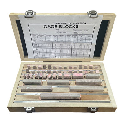 46 stuks Rectangular Gauge Blocks Set Metric DIN Standard