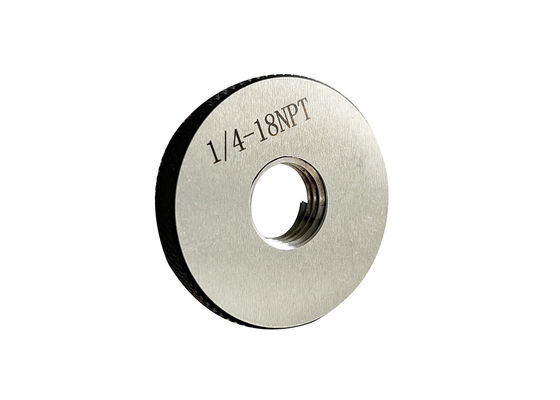 1/4-18 NPT Taper Pipe Thread Ring Gauge voor NPT en NPTF draad inspectie